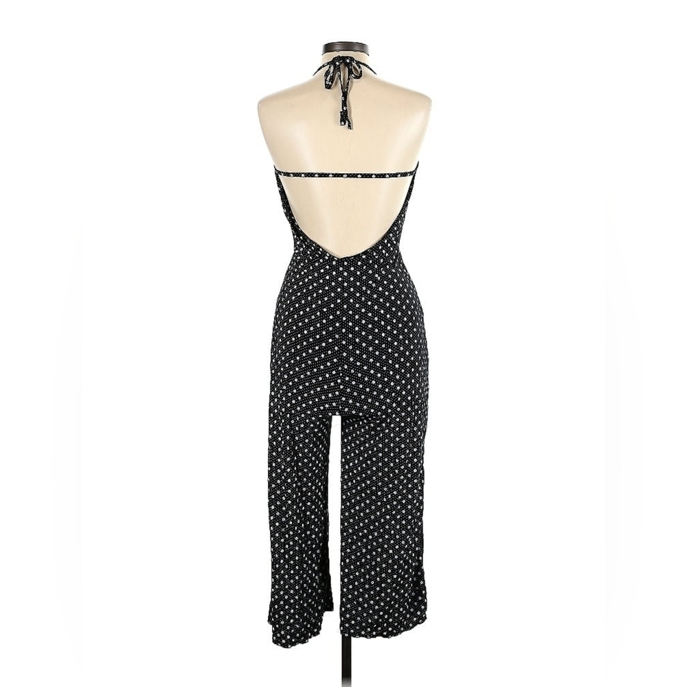 Nasty Gal Black Polka Dot Halter Jumpsuit – Size 10 – NWT - Picture 3 of 6